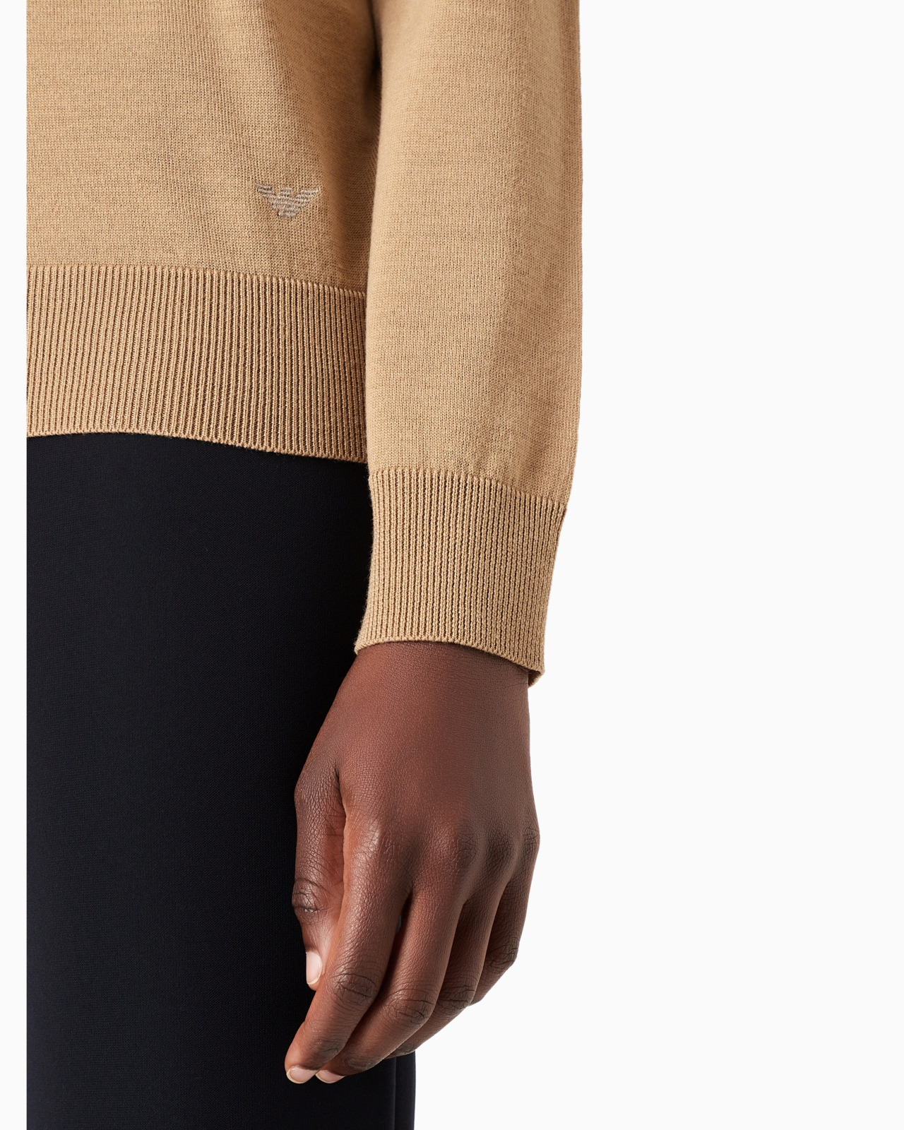 Crew-neck jumper in pure virgin wool - 6