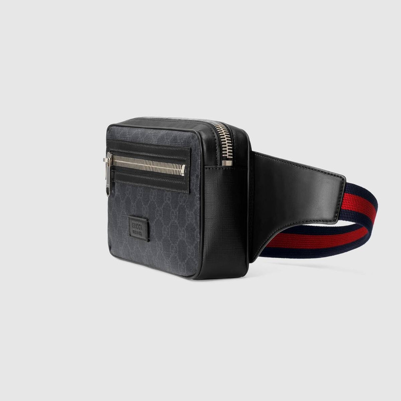 GUCCI GG Black belt bag outlook