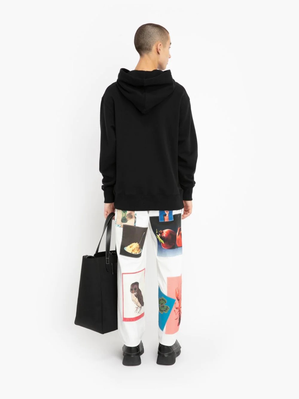 OSCAR WILDE CAPSULE: QUOTE PRINT RELAXED FIT HOODIE - 5