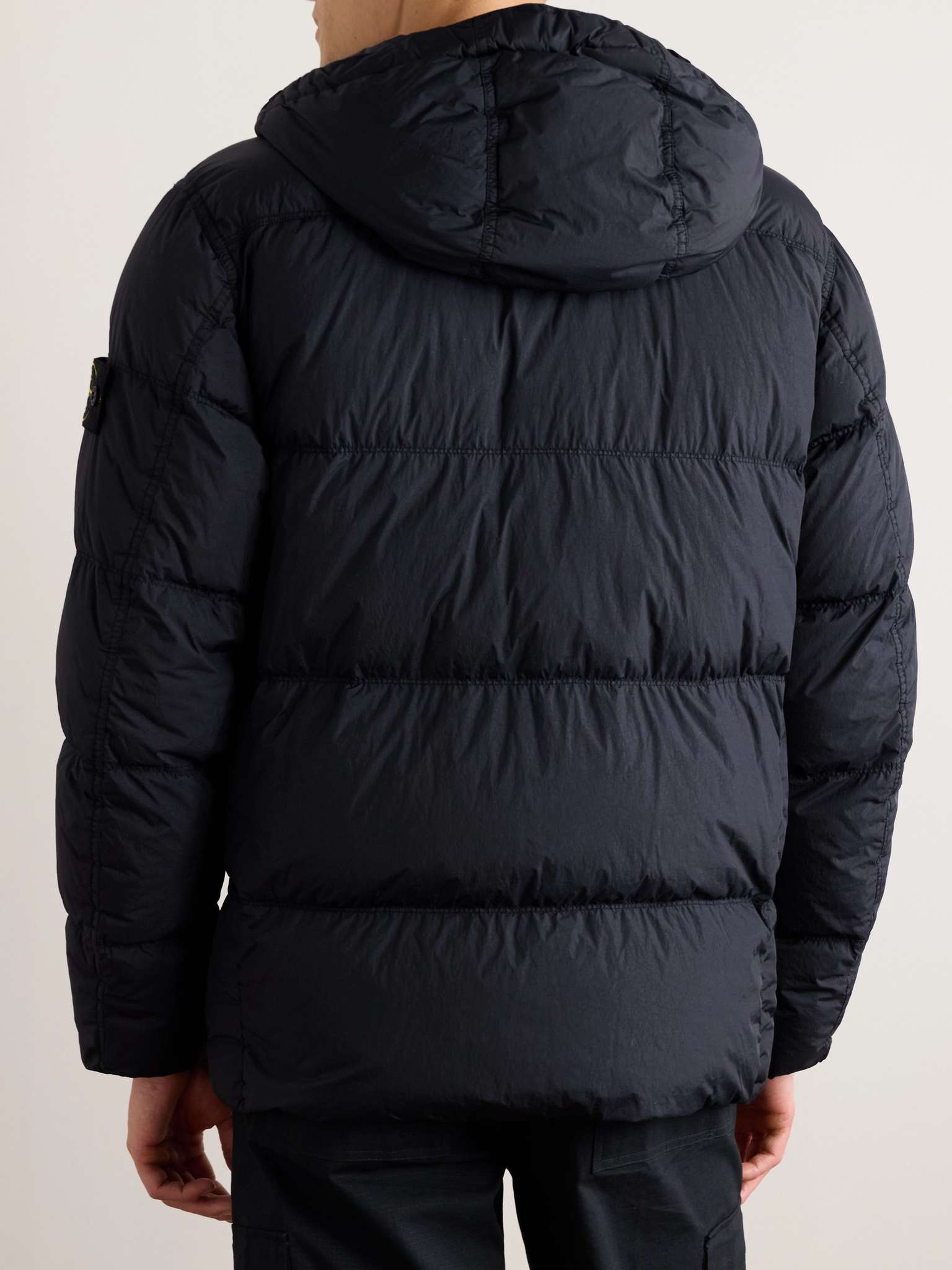 Logo-Appliquéd Quilted Shell Down Jacket - 4