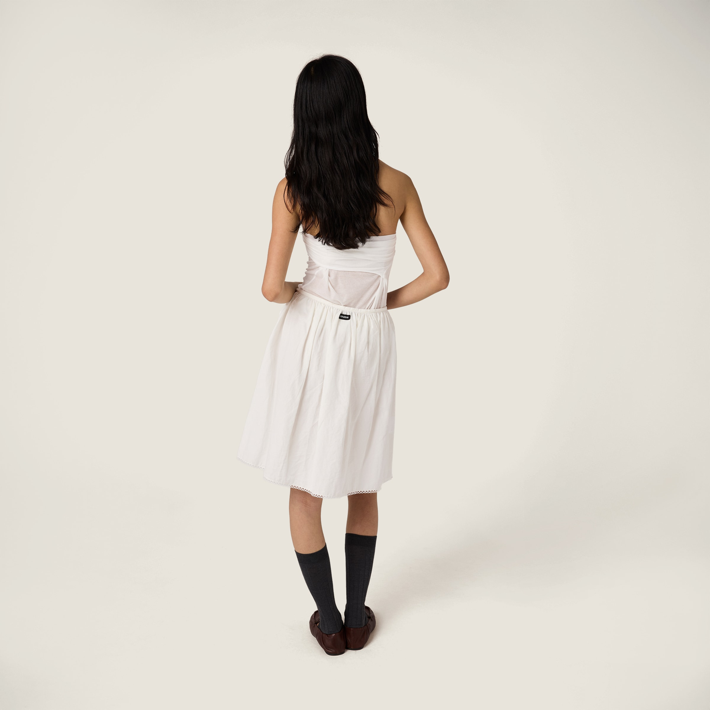 Ribbed jersey top - 3