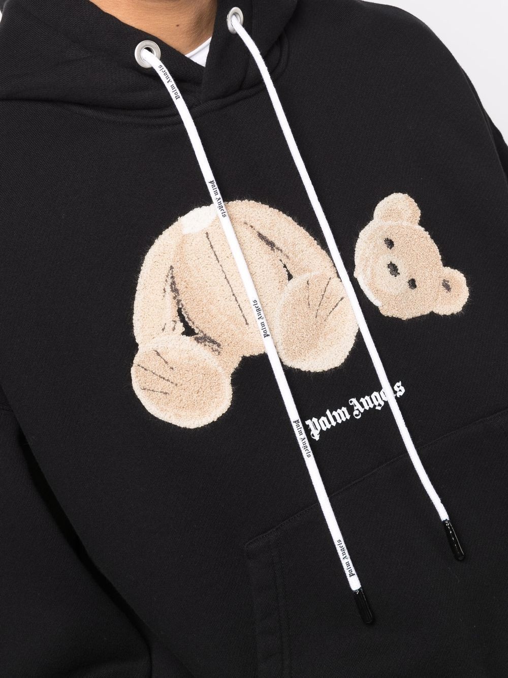 Bear-motif hoodie - 5