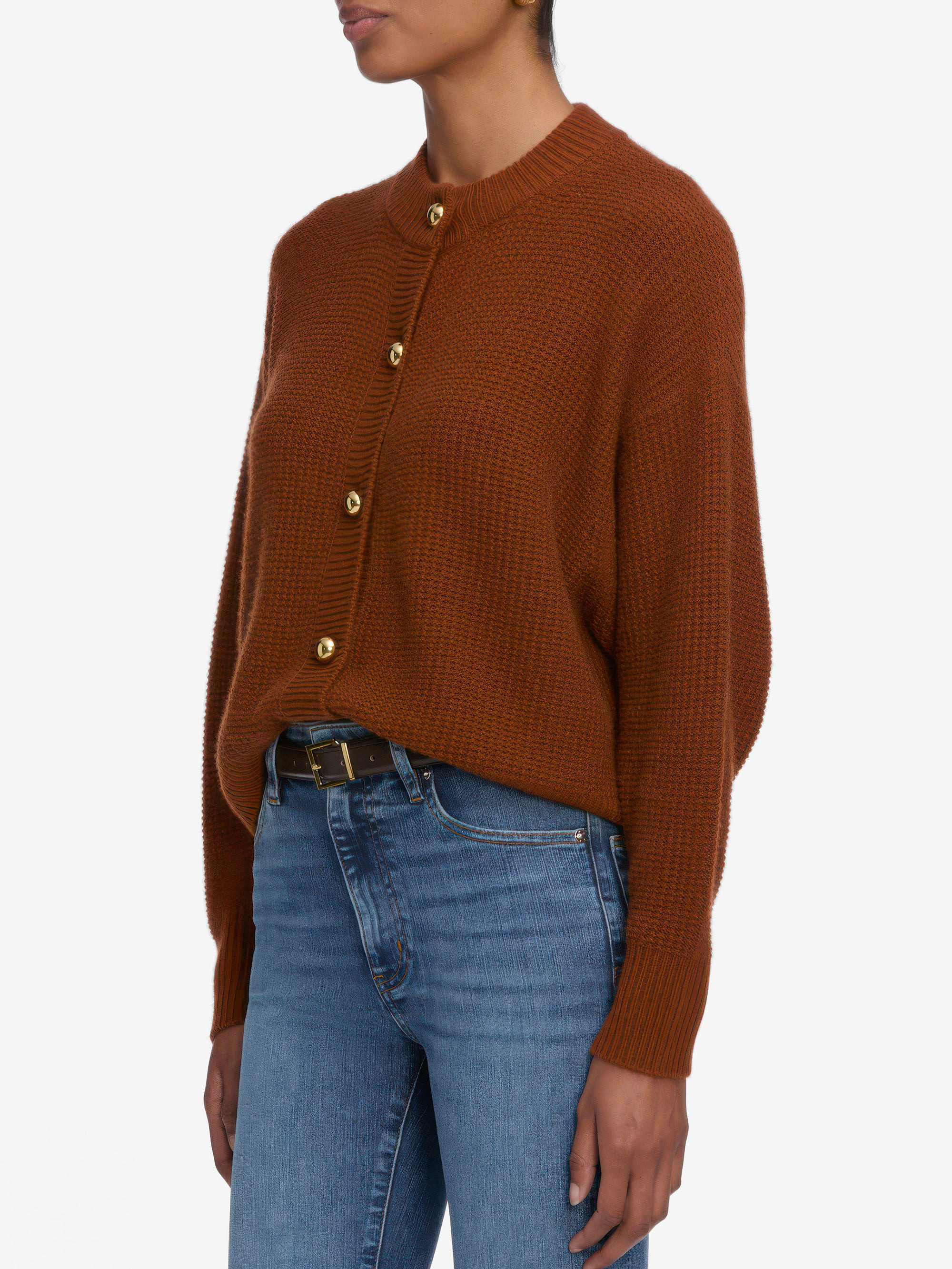 The Femme Cardi in Rust - 5