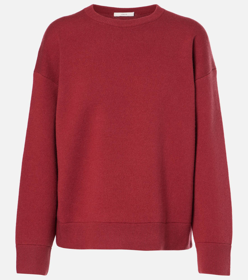 Wool, cotton and cashmere-blend sweater 1