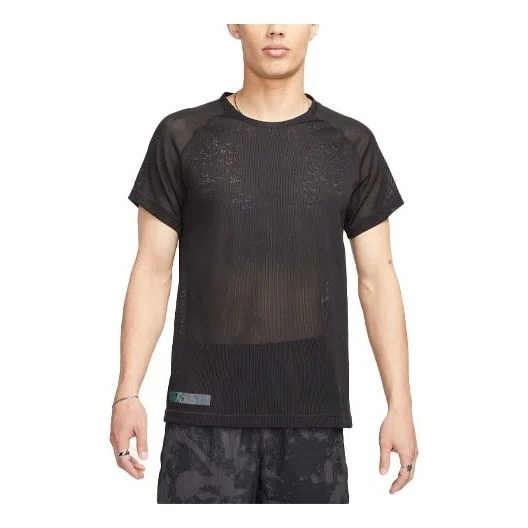 Nike Dri-FIT ADV Run Division TechKnit Short-Sleeve Running Top 'Black' DX0854-010 - 1