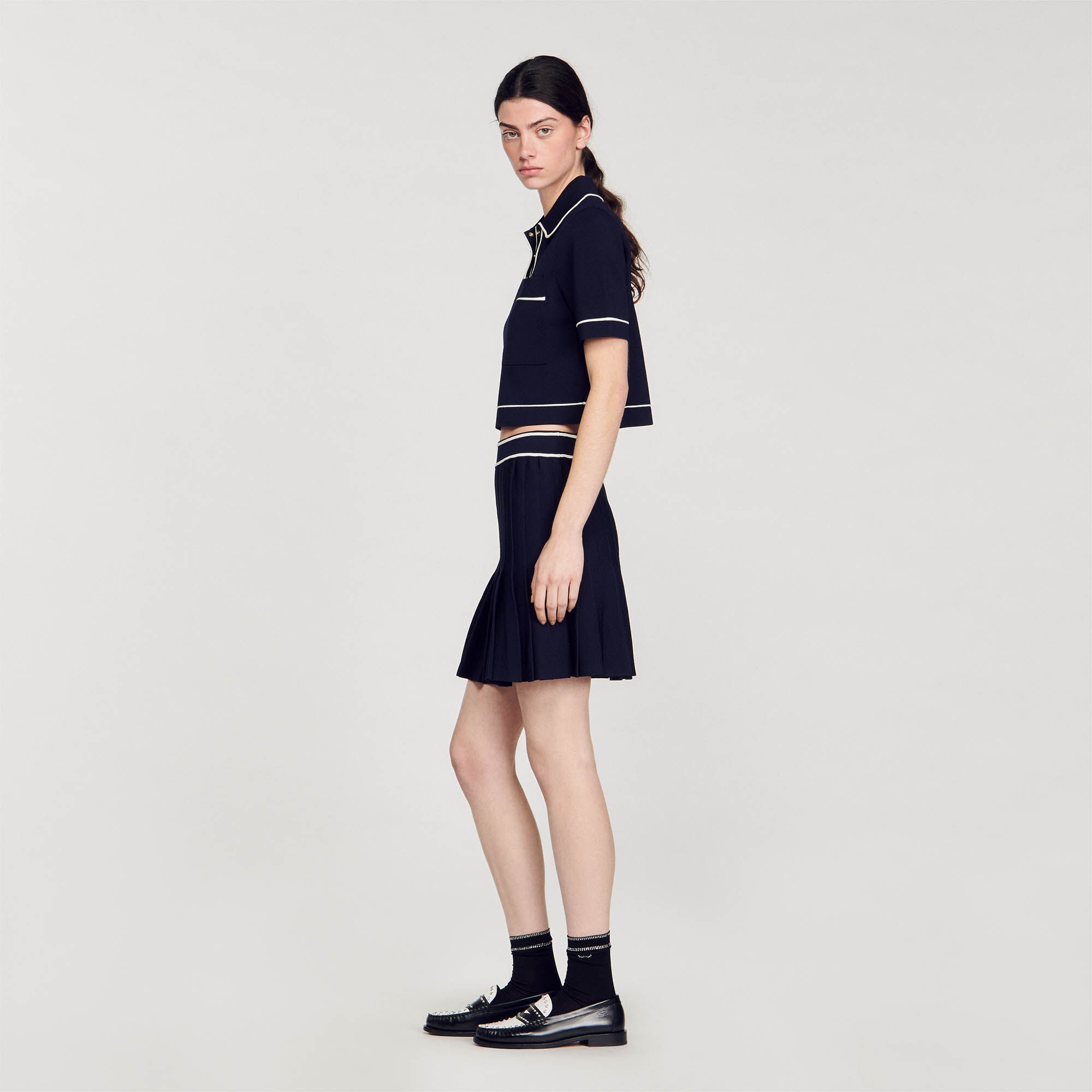 CROPPED POLO-NECK JUMPER - 7