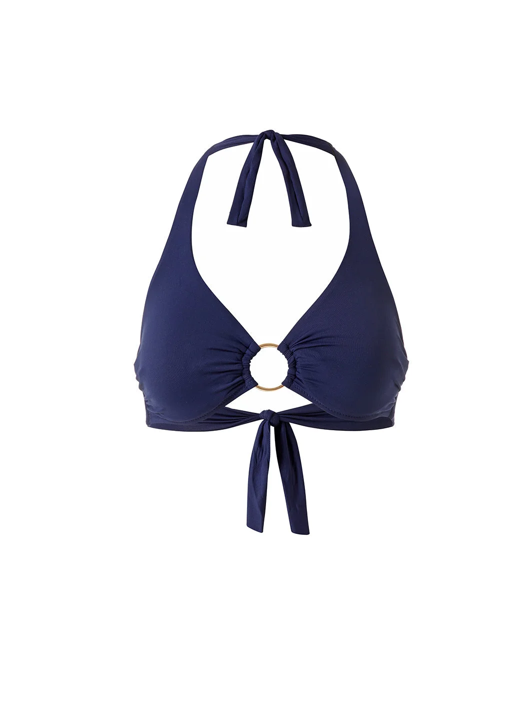BRUSSELS NAVY BIKINI TOP - 1