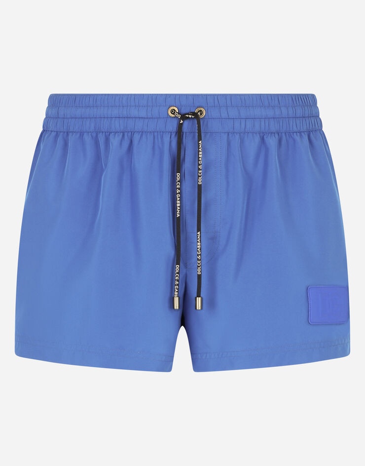 Short swim trunks with 3D DG logo - 1