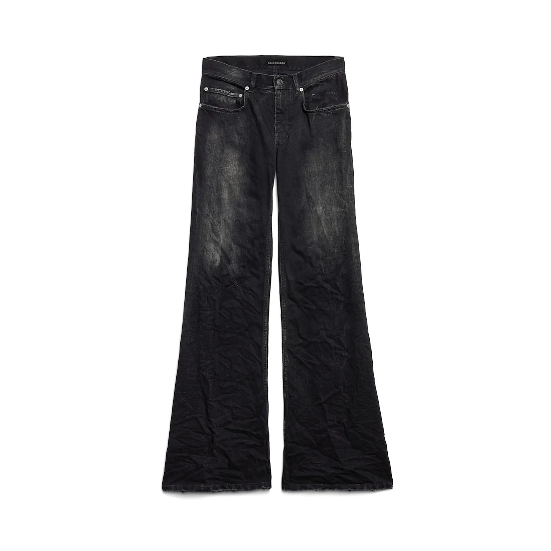 Women's Wide Leg Pants in Black - 1