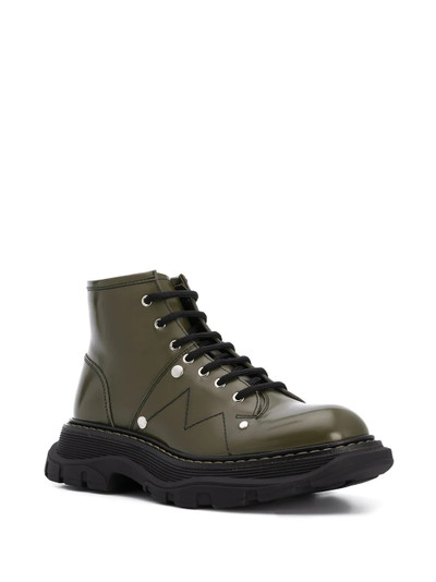 Alexander McQueen chunky lace-up boots outlook