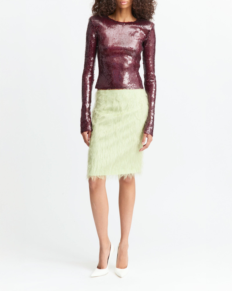 16ARLINGTON DELTA MIDI SKIRT IN FINE TEXTURE outlook