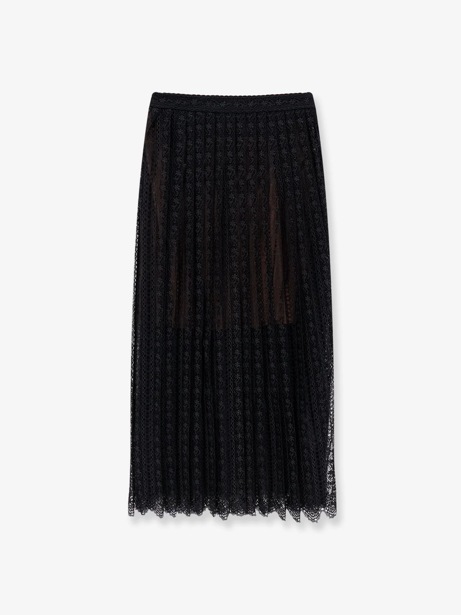 Self Portrait Organdis And Lace Skirt - 1