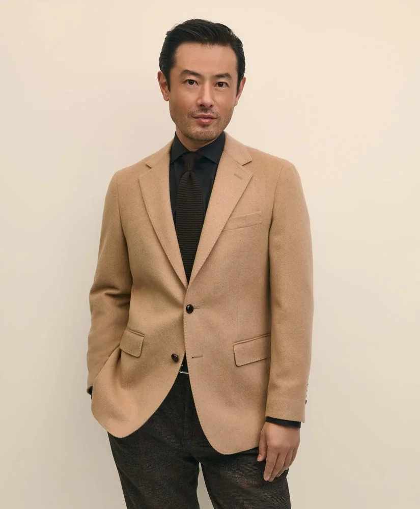 Slim Fit Camel Hair Twill 1818 Sport Coat - 1