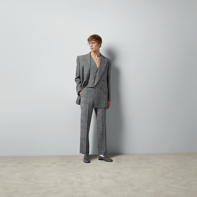 GUCCI Horsebit check wool tailored pant outlook