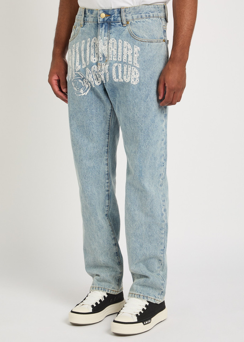 BILLIONAIRE BOYS CLUB Billionaire Boys Club Arch Logo Straight-leg Jeans outlook