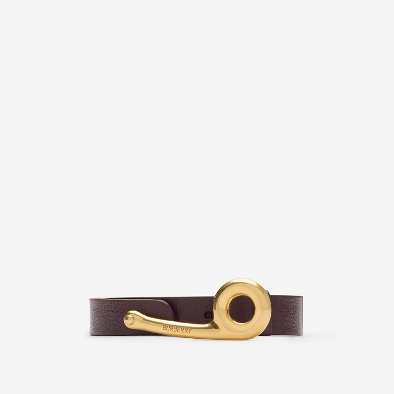 Thin Leather Bridle Belt 1