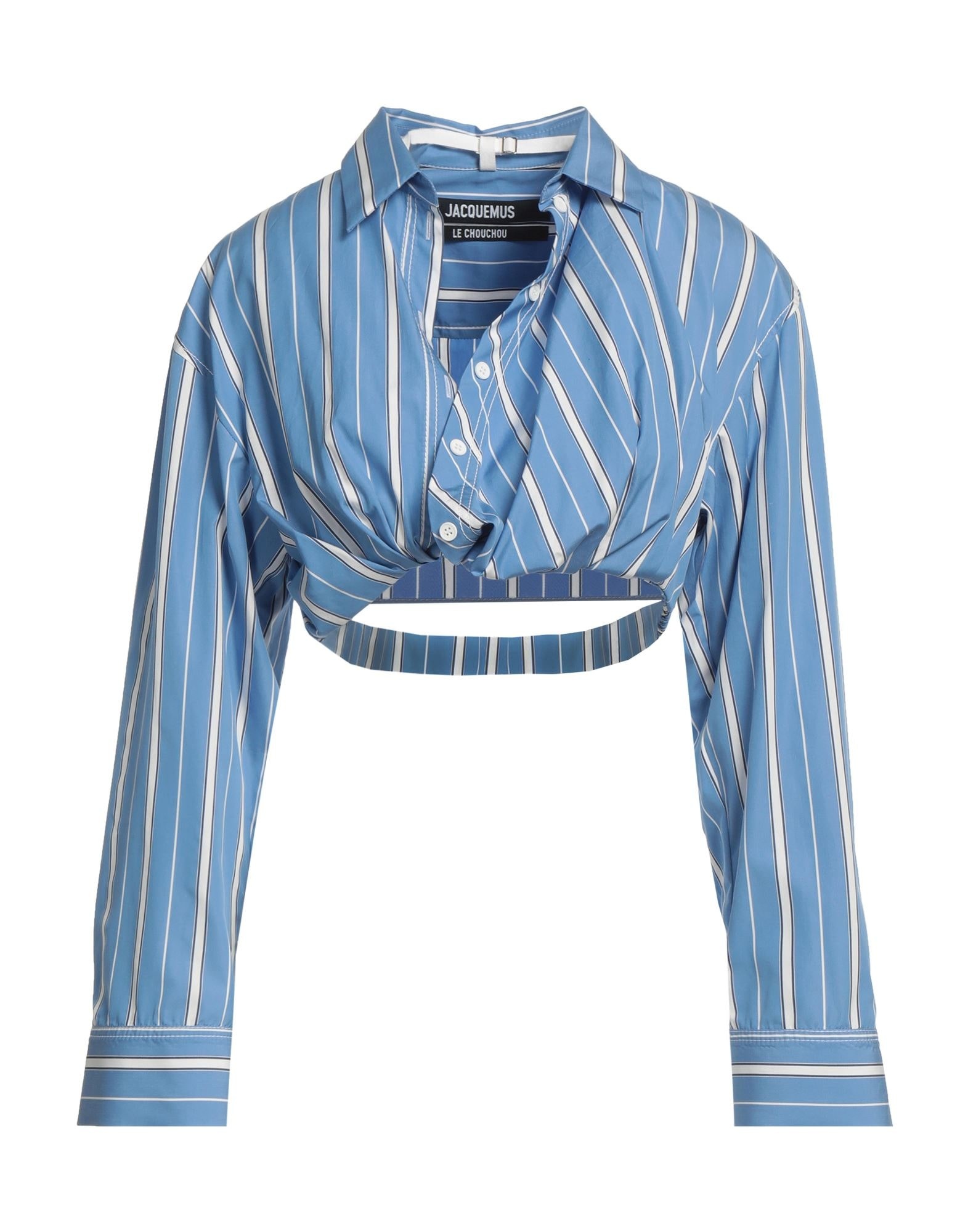Light blue Women's Striped Shirt - 1