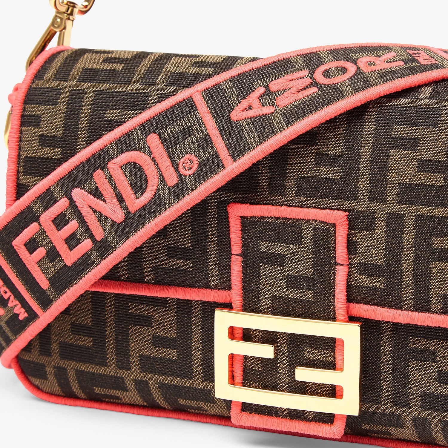 Fendi Roma/Amor fabric bag - 5