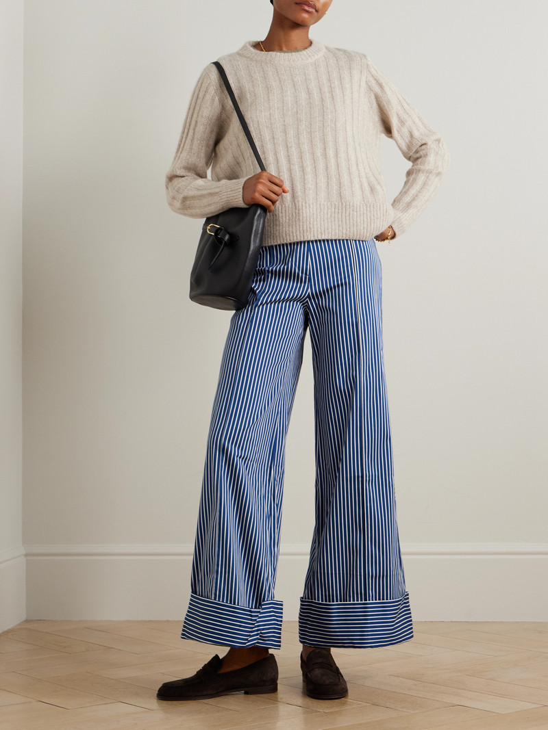 Allude Ribbed Cashmere And Silk-blend Sweater outlook