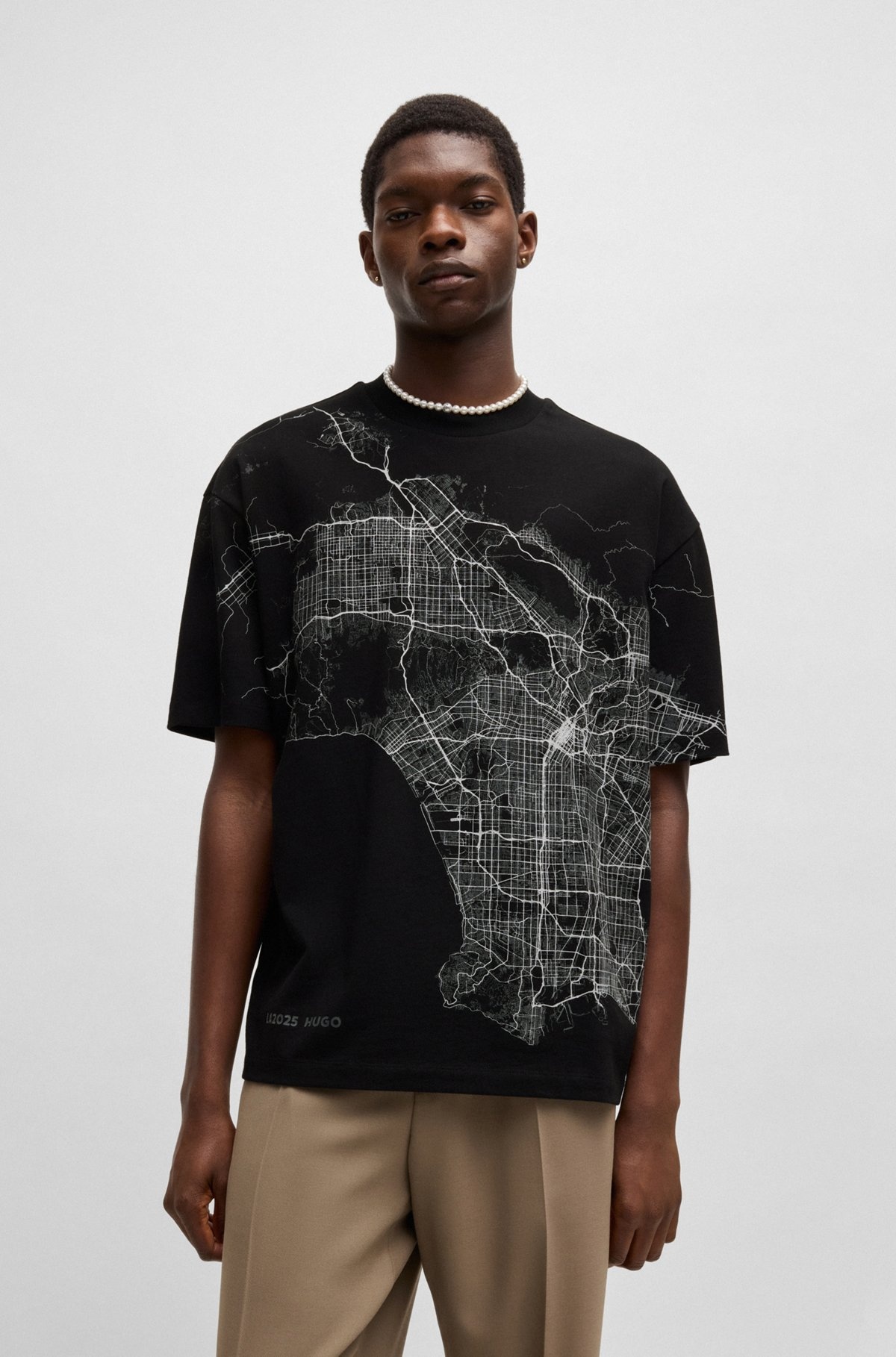 COTTON-JERSEY T-SHIRT WITH GLOW-IN-THE-DARK ARTWORK - 2
