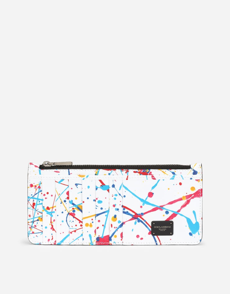 Printed card holder with zipper - 1