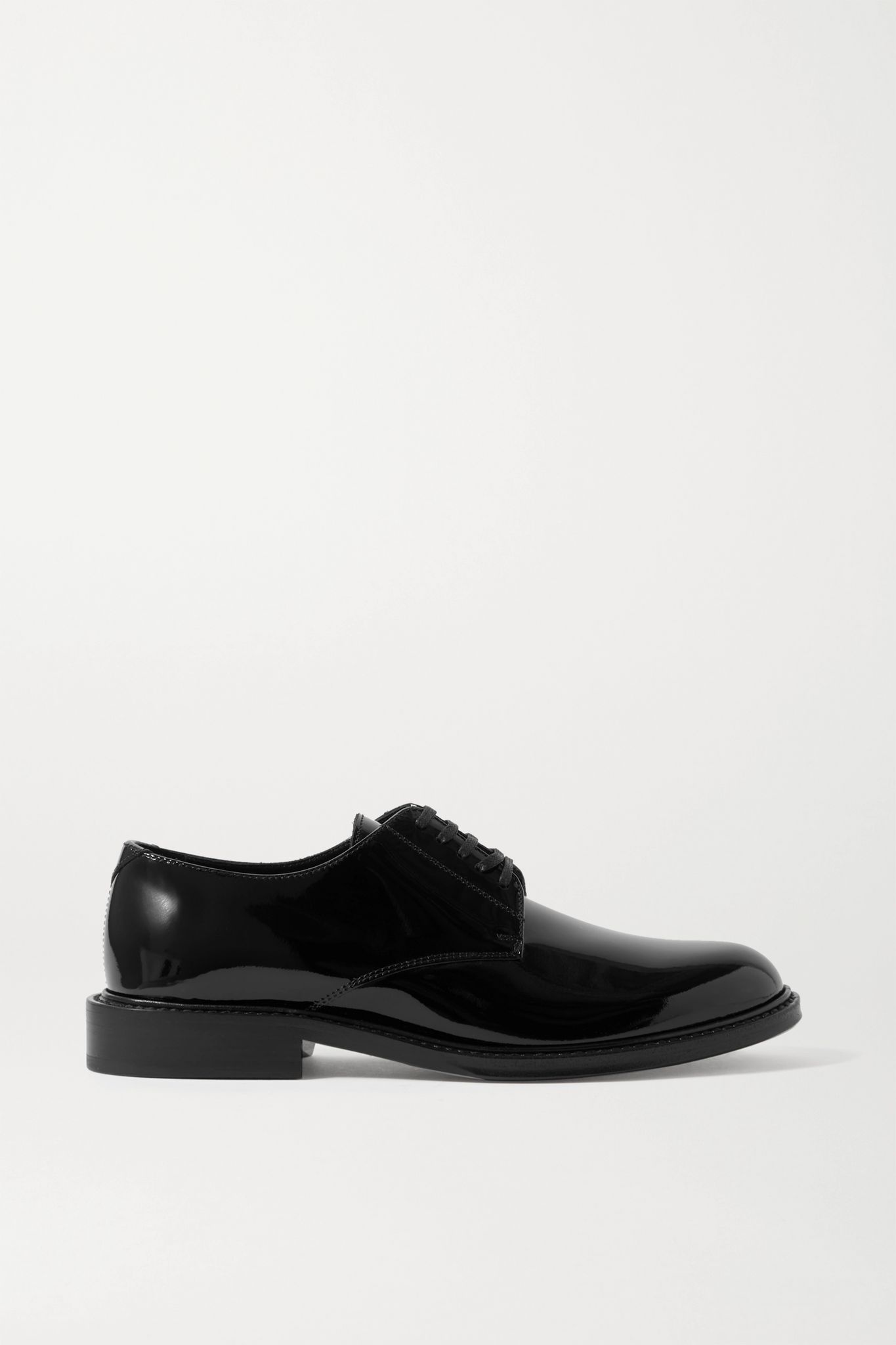 Cromel patent-leather brogues - 1