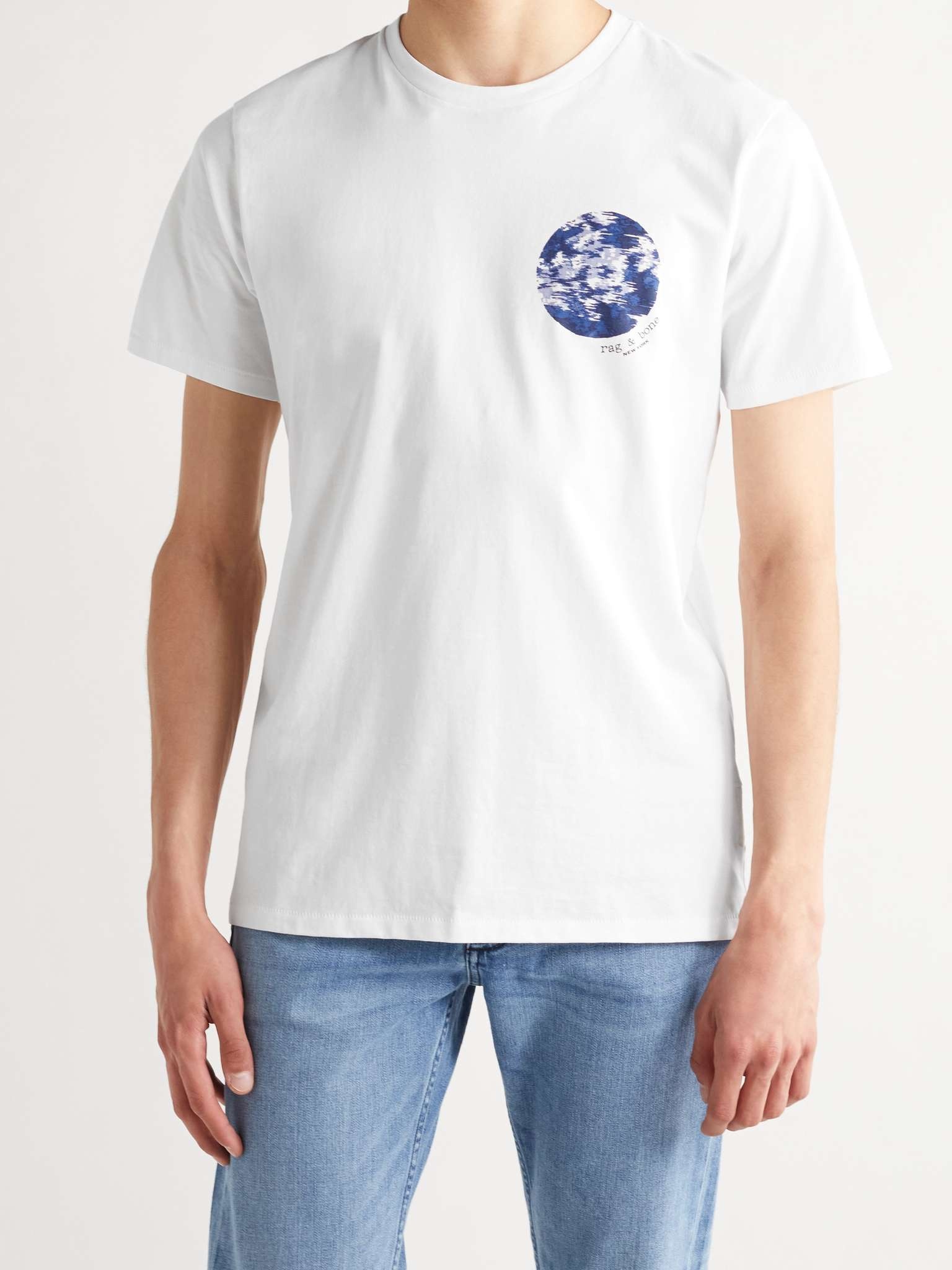 Printed Organic Cotton-Jersey T-Shirt - 4