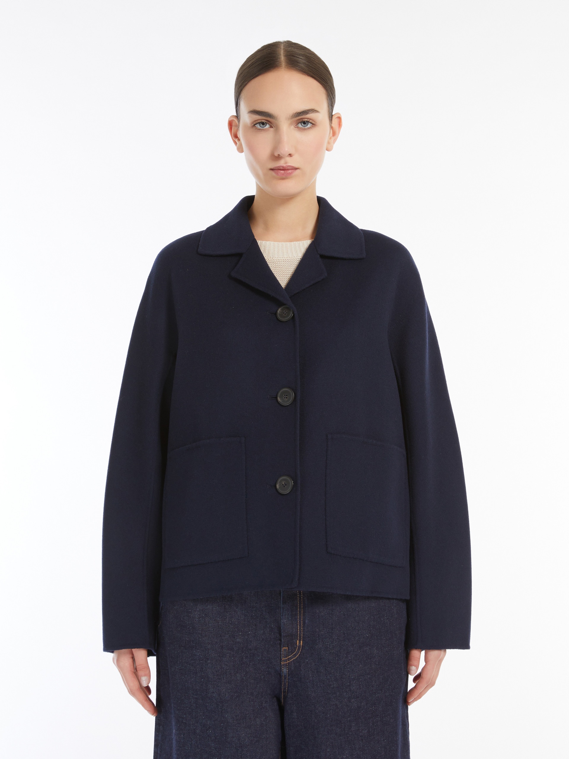 SALE Double-sided wool single-breasted jacket - 3