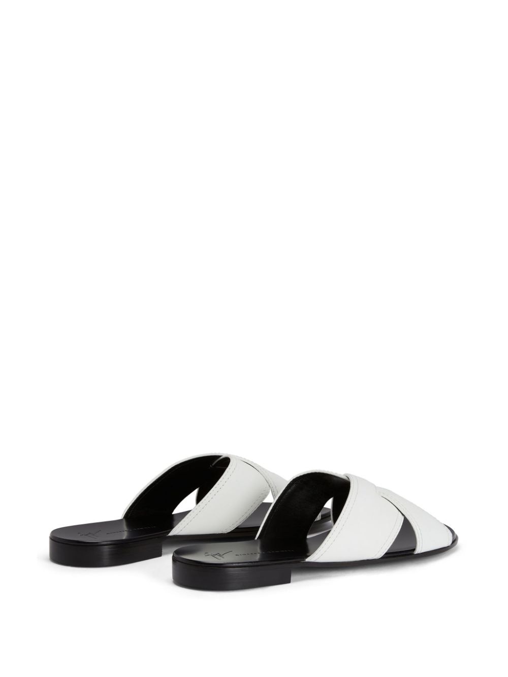 Flavio crossover-strap slides - 3