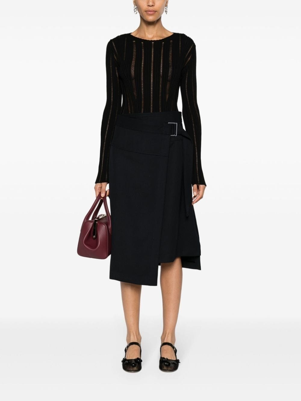 Cavalry wool midi skirt - 4