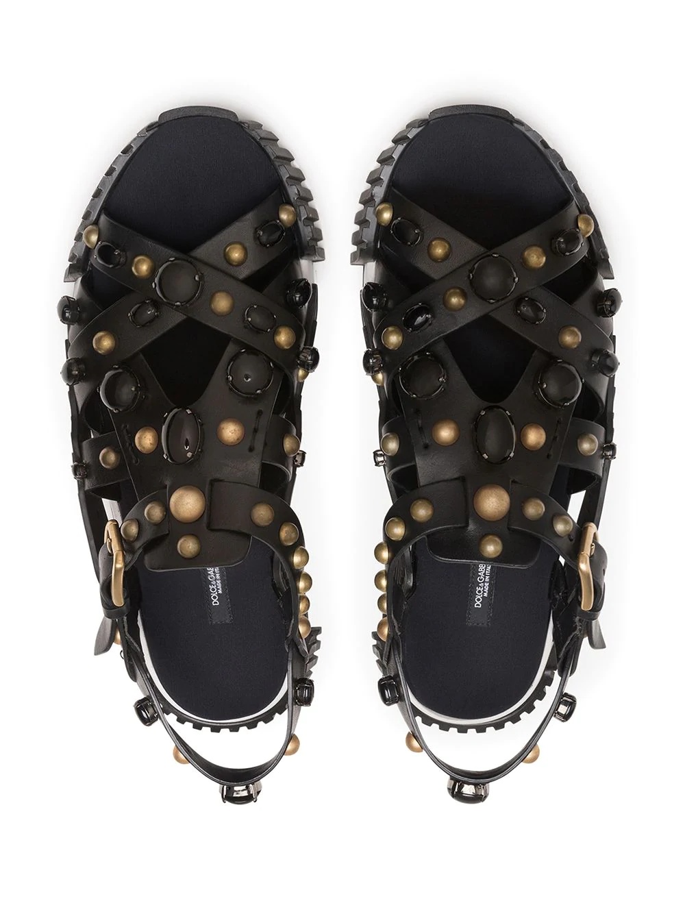 NS1 studded sandals - 4