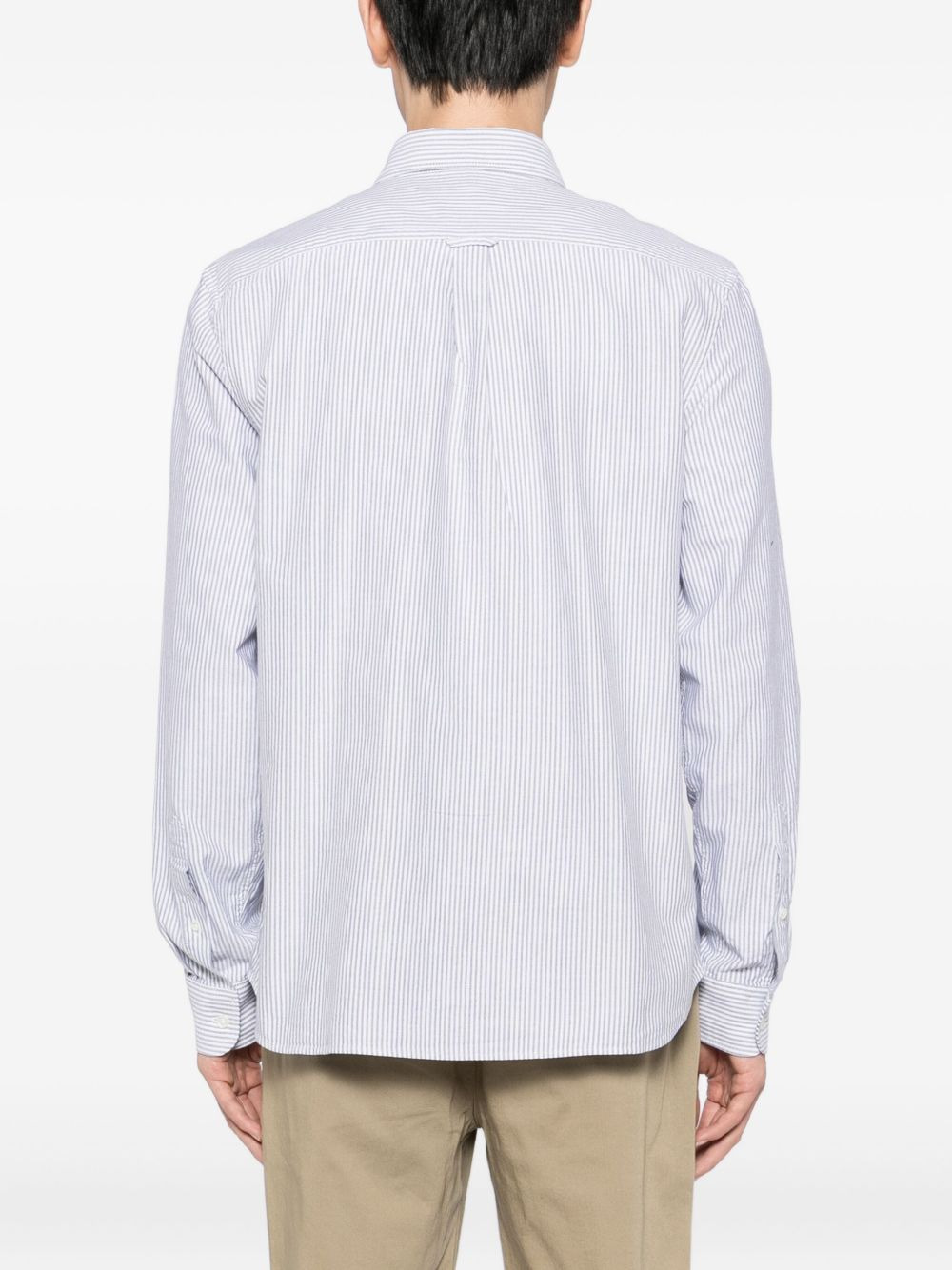 logo-patch shirt - 4