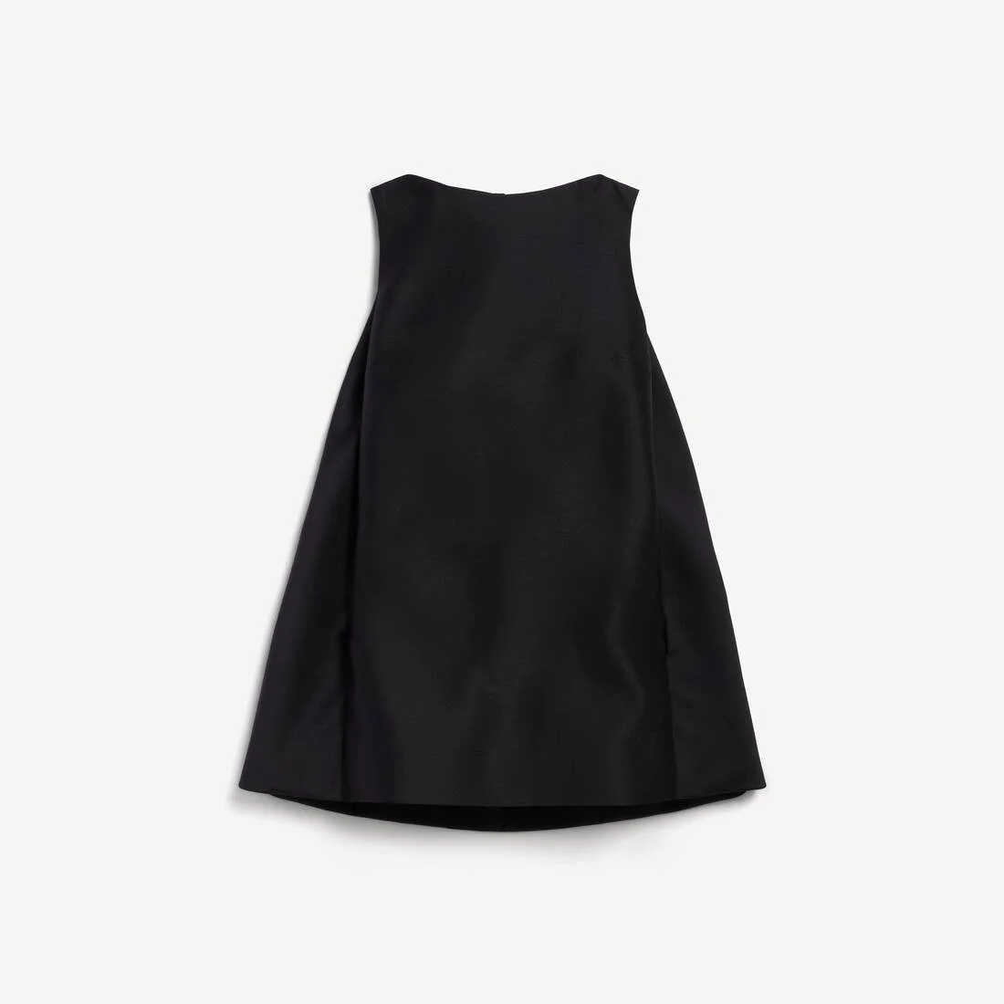Women's A-line Dress in Black - 1
