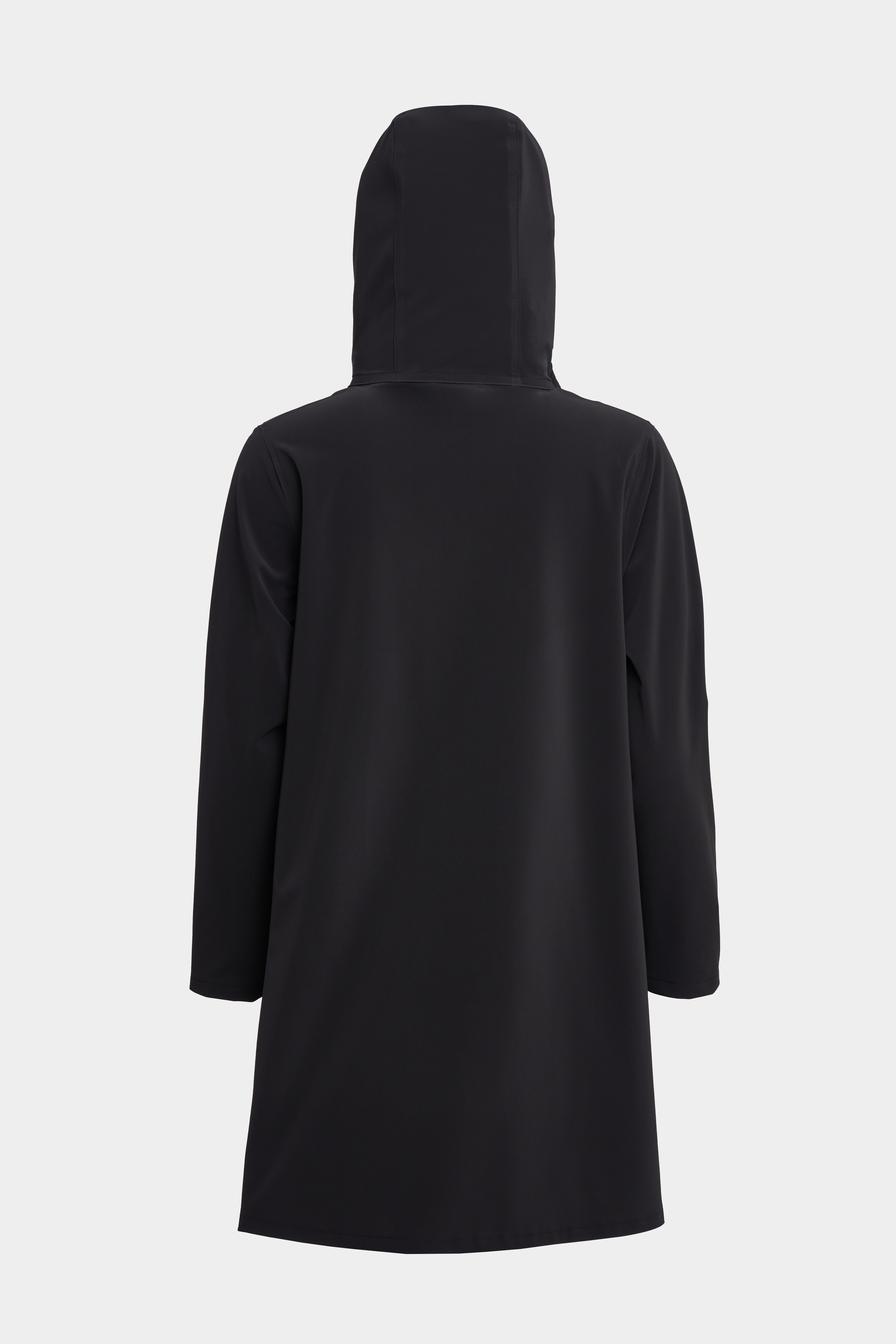 Mosebacke Lightweight Matte Zip Raincoat Black - 6