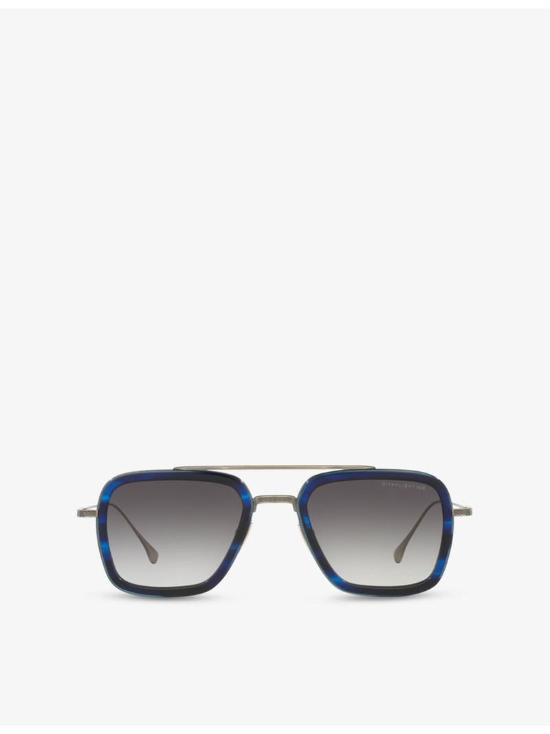 D4000418 Aviator-Frame Metal Sunglasses 1