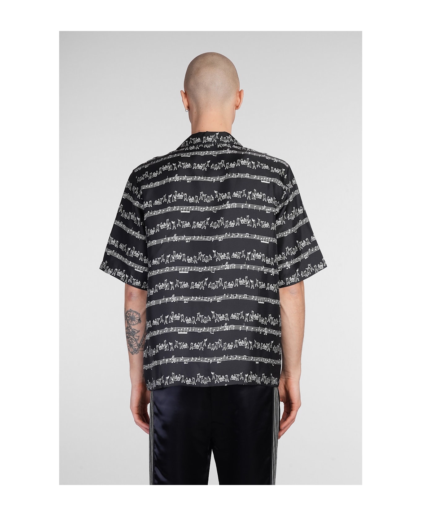 Shirt In Black Silk - 3