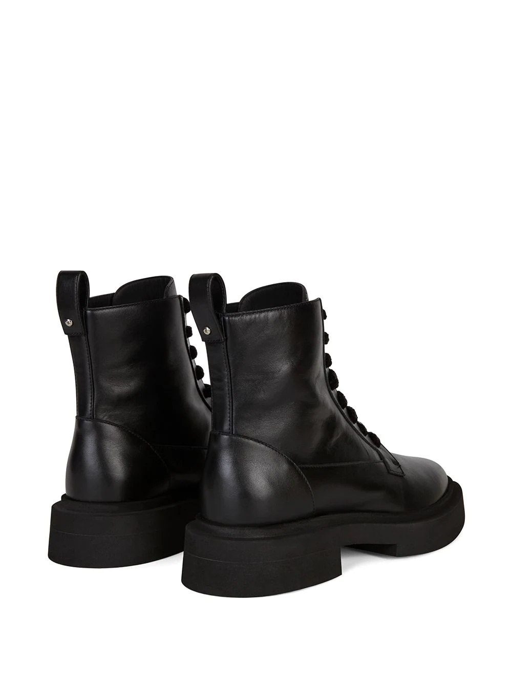 lace-up combat boots - 3