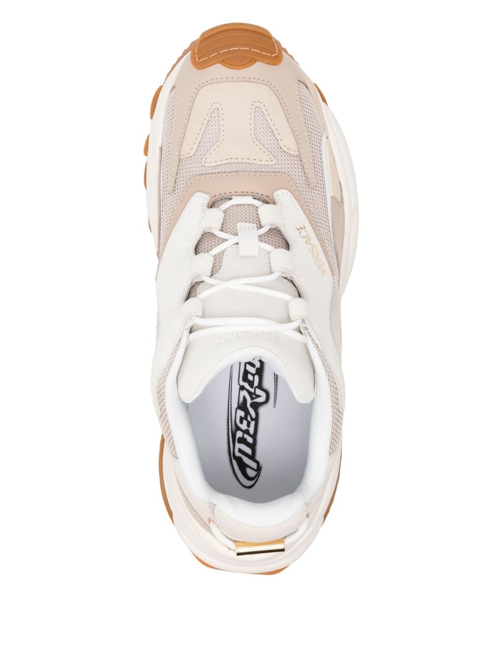 panelled sneakers - 4