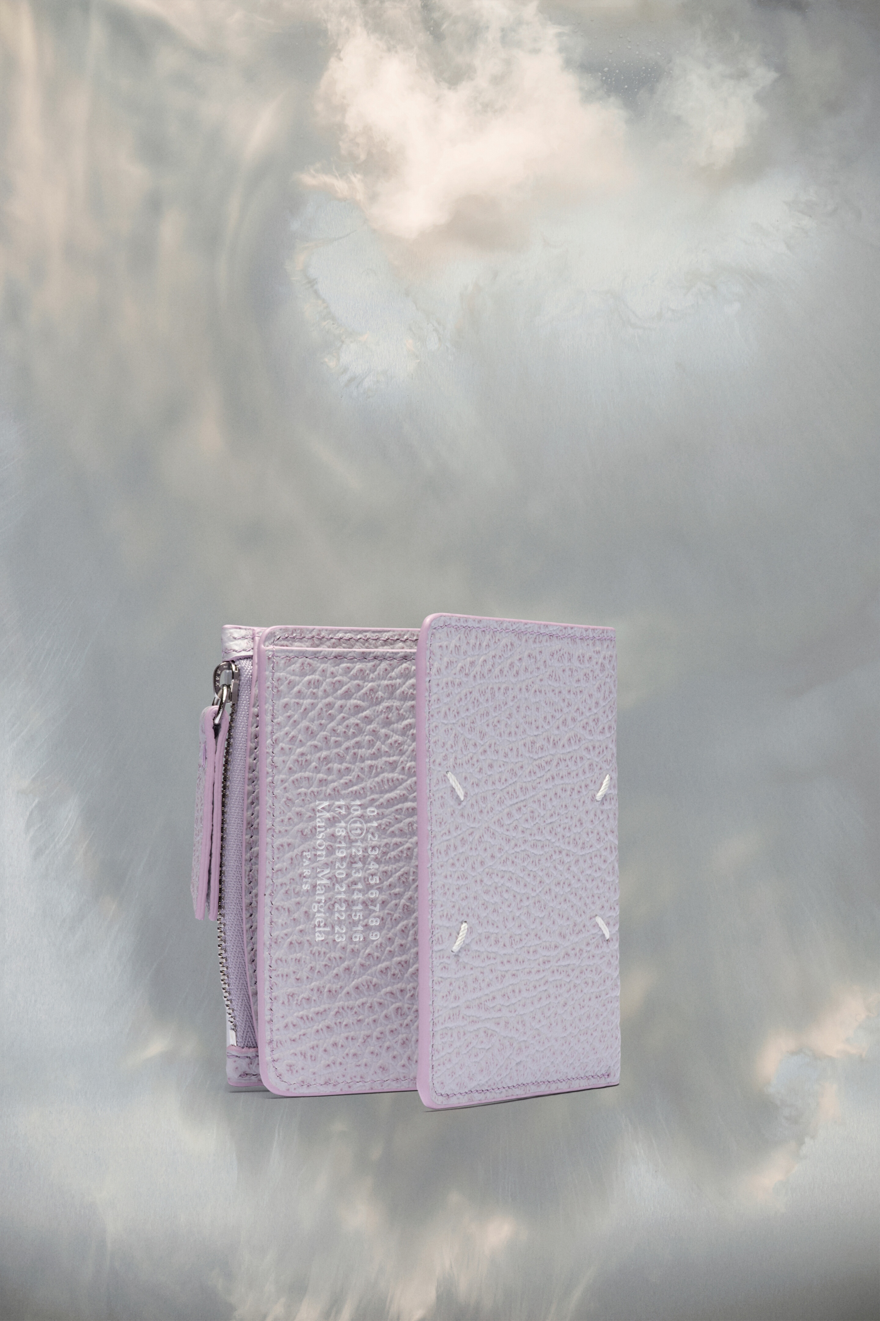 Leather flap wallet - 1