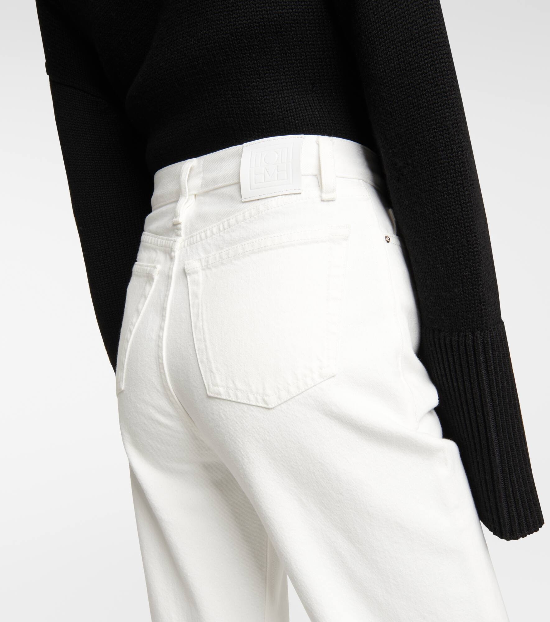 Mid-rise straight jeans - 5