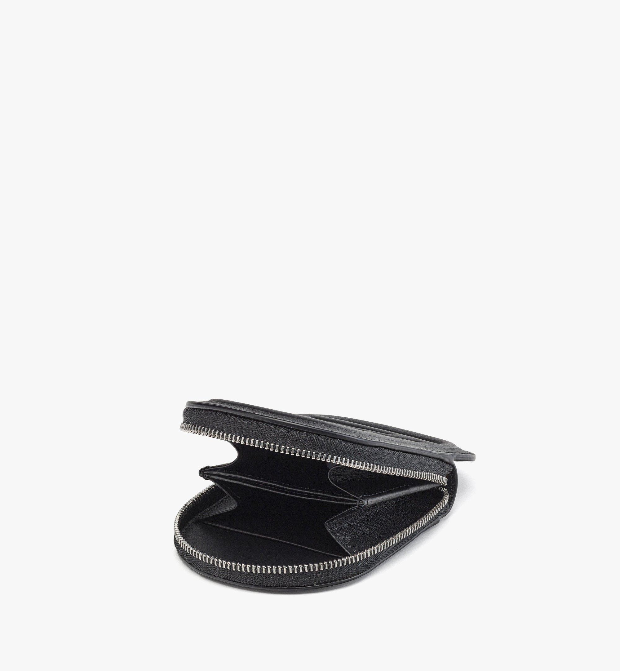 Mode Travia Logo Card Holder in Spanish Nappa Leather - 2
