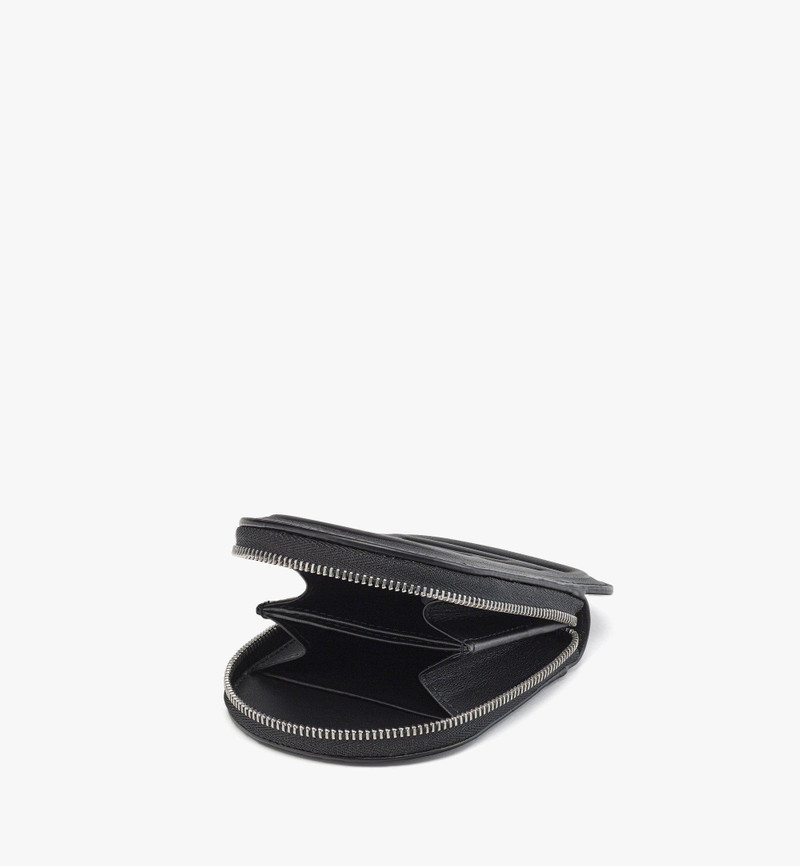 MCM Mode Travia Logo Card Holder in Spanish Nappa Leather outlook