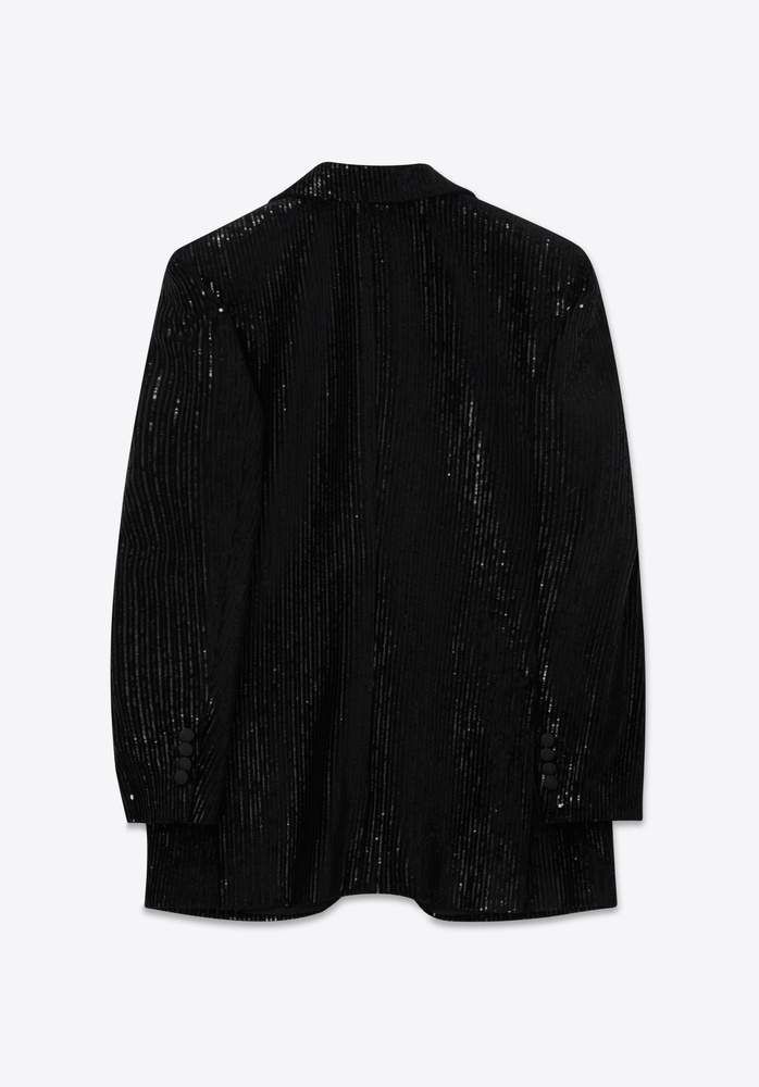 BLAZER 73 BLACK STRIPE SEQUINS - 5