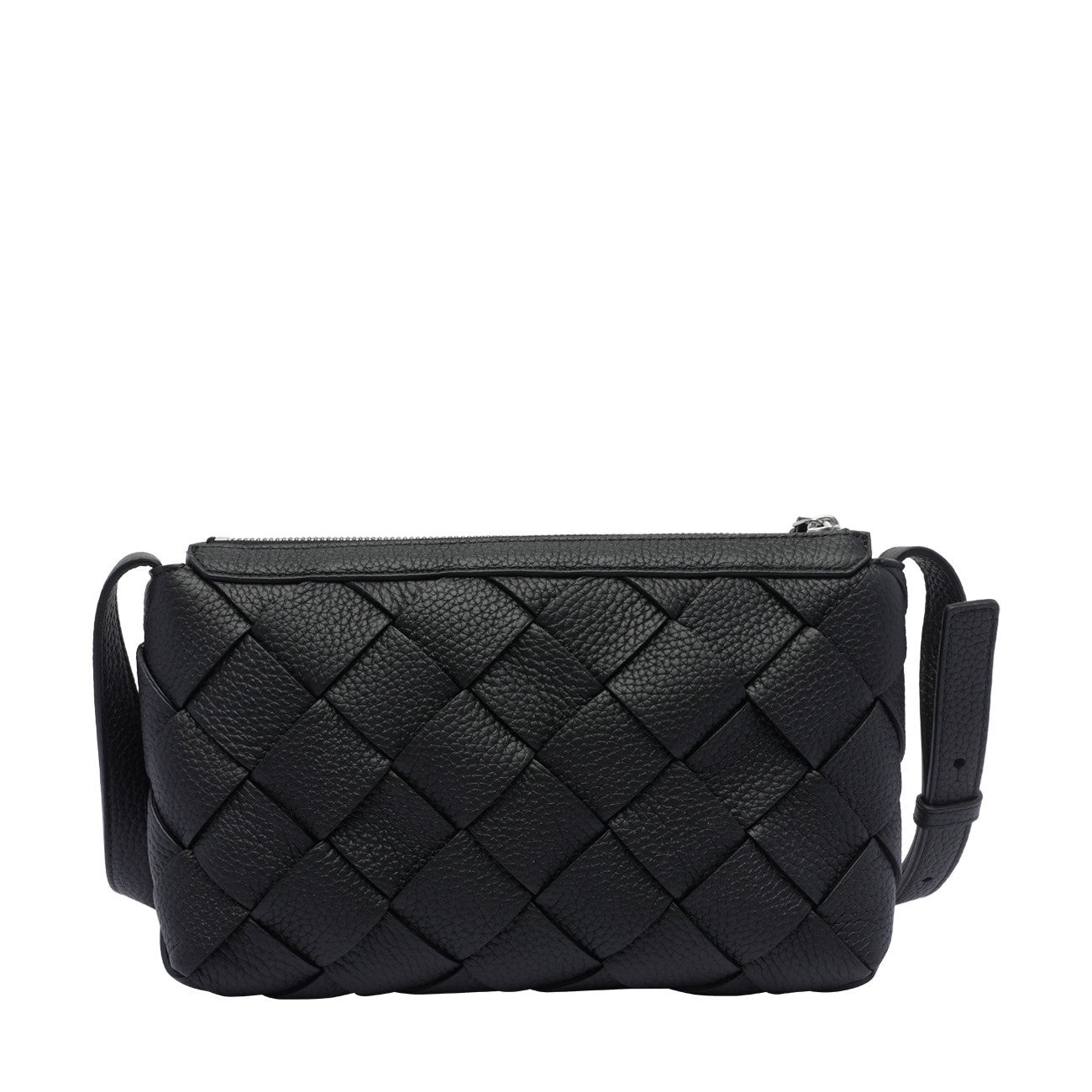 24AW new/BOTTEGA VENETA Diagoメッセンジャーバッグ Bag Black Bottega Veneta Bottega Veneta Men Diago Zipped Messenger Bag