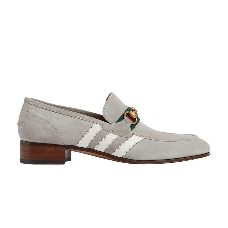 GUCCI Adidas x Gucci Loafer 'Grey Suede' - 702283 1DPM0 1470