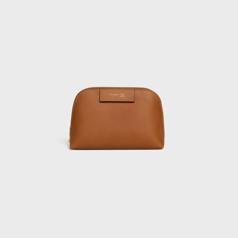SMALL COSMETIC POUCH IN SMOOTH CALFSKIN 1
