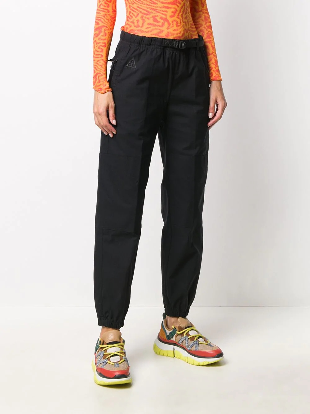 buckle detail track pants - 3