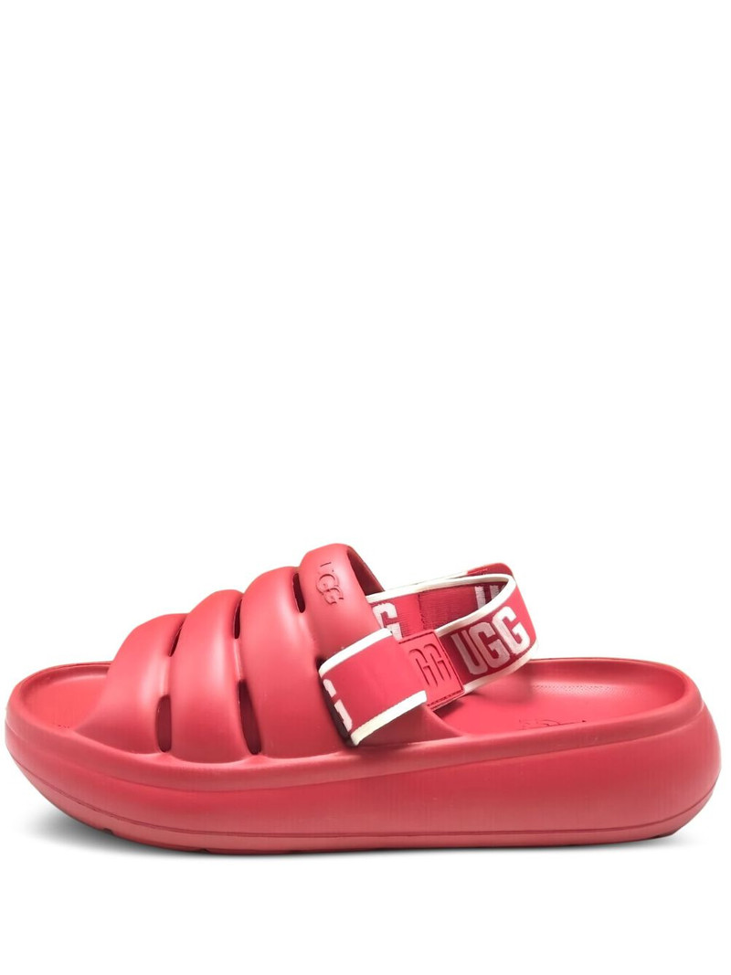 UGG Sport Yeah "Red" slides outlook