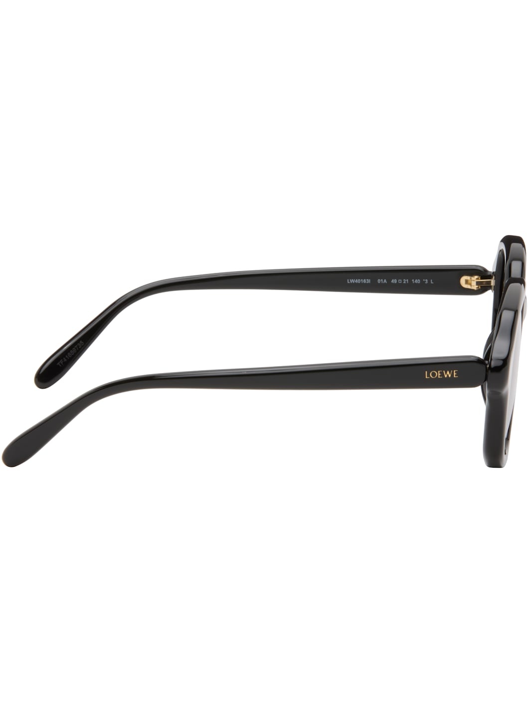 Black Alpha Slim Sunglasses - 2