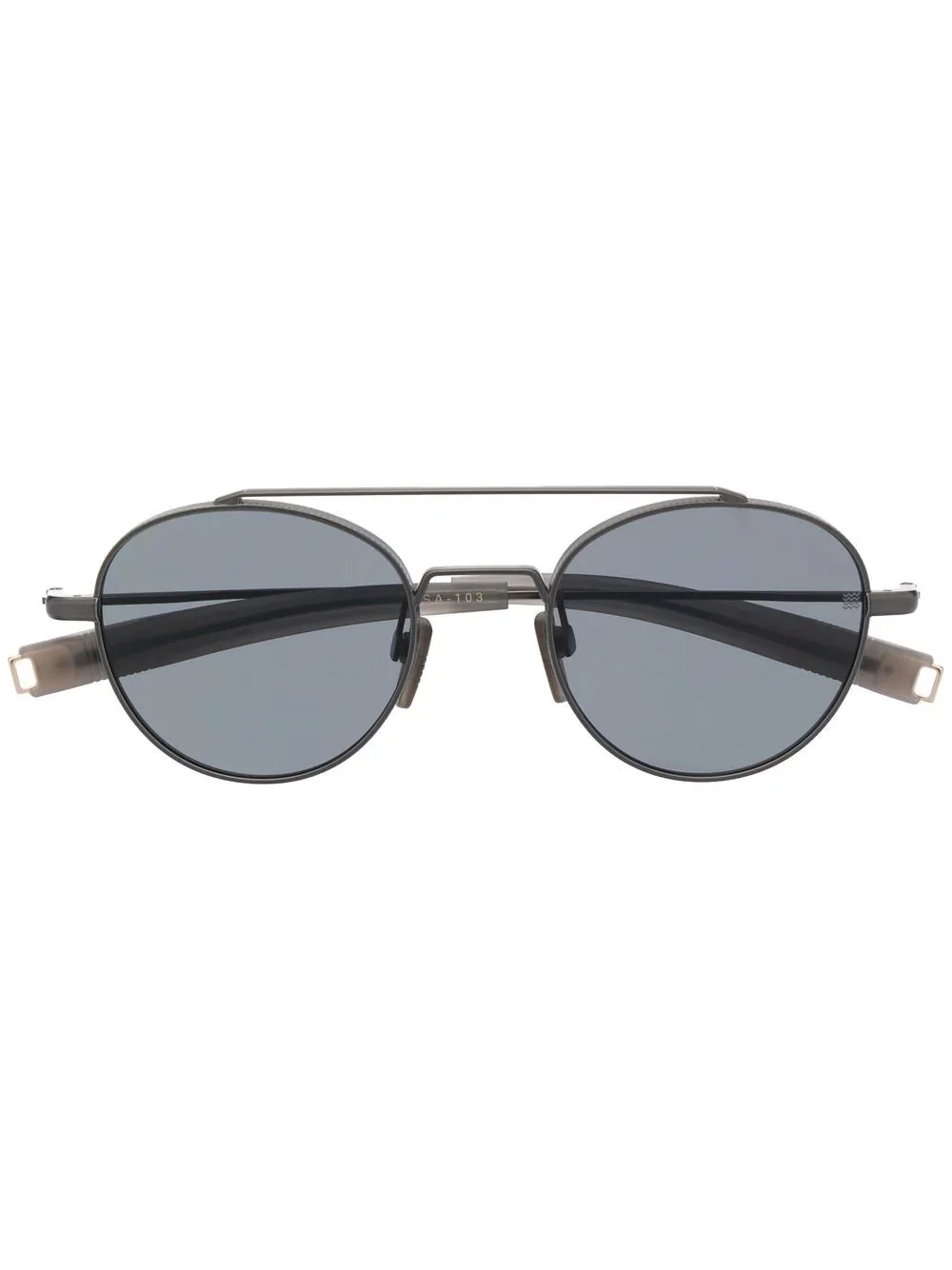 round-frame sunglasses - 1